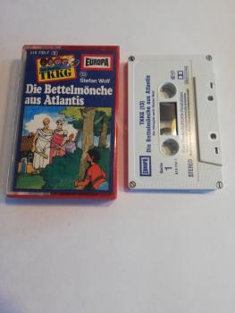 TKKG Folge 13 Bettelmönche aus Atlantis 4-fach Silber geschraubt Weiß mit Blauen Druck 515730.7 Europa