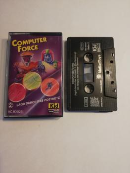 Computer Force Folge 2 Jagd durch das Postnetz Schwarz mit Weißen Druck MC 80026 Kid Polyband