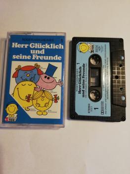 Herr Glücklich und seine Freunde Folge 1 5-fach Schwarz geschraubt Schwarz mit Blauen Aufkleber 5023 Schneiderton