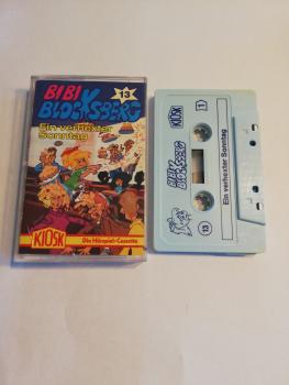 Bibi Blocksberg Folge 13 Ein verhexter Sonntag Weiß mit Blauen Druck Rot Gelbes Kiosk Cover(Der Grüne Punkt)