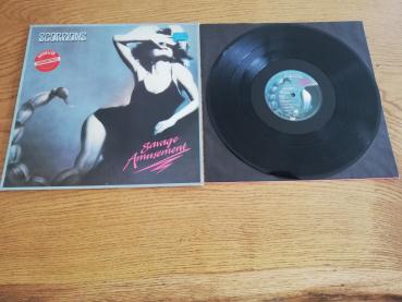 Scorpions Savage Amusement 1988 Harvest 1C064 746704 1 Europäische  Pressung VG+VG