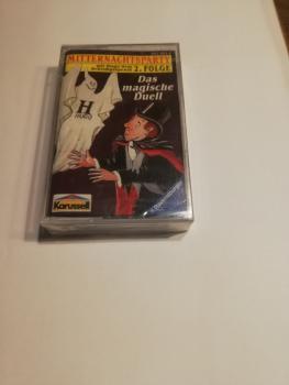 Mitternachtsparty Folge 2 Das magische Duell Schwarz mit Gelben Aufkleber 847053-4 Karussell Originalverpackt