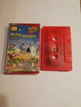 Bugs Bunny Folge 1 Lustige Abenteuer mit Elmar Fudd und Road Runner Rot mit Schwarzen Druck 497600-215 Ariola Express