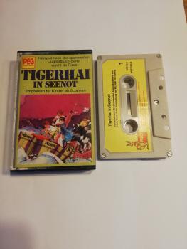 Tigerhai in Seenot 5-fach Silber geschraubt Grau mit Gelben Aufkleber 1032280-2 PEG/PEGGY