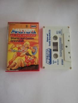 Masters of the Universe Folge 3 Sturm auf Castle Grayskull 5-fach Silber geschraubt Weiß mit Blauen Druck 515 333.6
