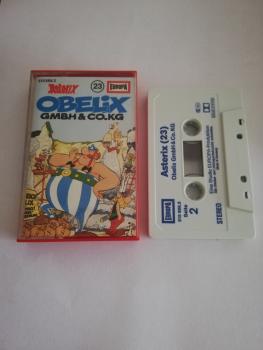 Asterix Folge 23 Obelix GmbH& Co.KG geschraubt Weiß mit Blauen Druck 515889.3 Europa