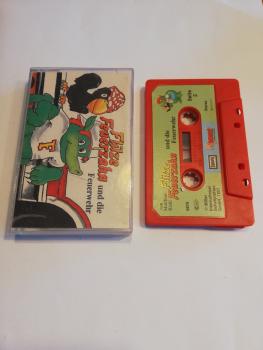 Flitze Feuerzahn und die Feuerwehr Rot mit Grünen Aufkleber 6878 Remus