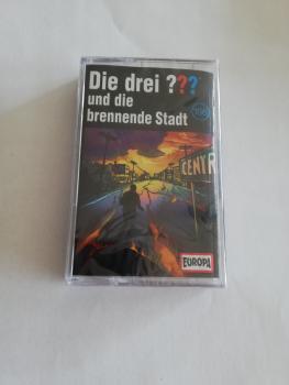 Die Drei Fragezeichen Folge 166 und die brennende Stadt Schwarz mit Weißen Druck 8872540036 4 Europa OVP