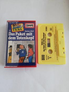 TKKG Folge 4 Das Paket mit dem Totenkopf Gelb mit Gelben Aufkleber 515721.8 Europa