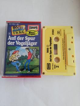 TKKG Folge 8 Auf der Spur der Vogeljäger 5-fach Silber geschraubt Gelb mit Gelben Aufkleber 515725.0 Europa