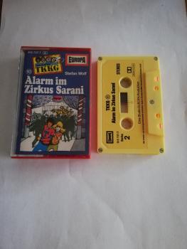 TKKG Folge 10 Alarm im Zirkus Sarani 5-fach Silber geschraubt Gelb mit Gelben Aufkleber 515727.7Europa