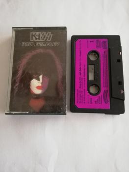 Kiss Paul Stanly Schwarz mit Pinken Aufkleber Casablanca NB 17054 Bellaphon