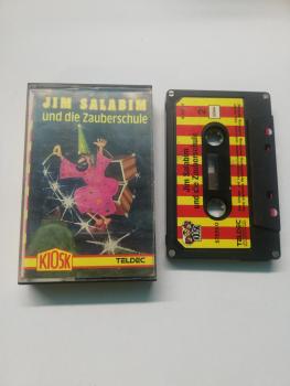 Jim Salabim Der Zauberer Die Zauberschule 4-fach Silber geschraubt Schwarz mit Rot-Gelben Aufkleber 4.24426 CD Teldec Kiosk