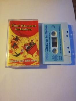 Fünf Wochen im Ballon Weiß mit Türkisen Aufkleber 10102 Eins Extra