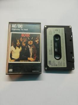 AC/DC Highway to Hell 4-fach Silber geschraubt Schwarz mit Silbernen Aufkleber Atlantic Records K 450628