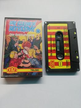 Die kleinen Detektive Folge 4 Die Entführung 4-fach Silber geschraubt Schwarz mit Rot Gelben Aufkleber 4.24749 Neonband CD Teldec