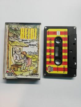 Heidi Folge 2 kehrt zurück 4-fach Silber geschraubt Schwarz mit Rot-Gelben Aufkleber 4.23907 CD Kiosk Teldec