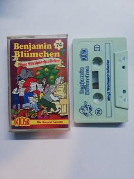 Benjamin Blümchen Folge 74 singt Weihnachtslieder Weiß mit Blauen Druck Kiosk Der grüne Punkt