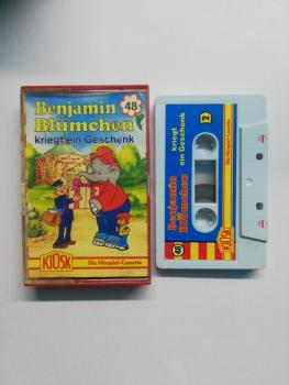 Benjamin Blümchen Folge 48 kriegt ein Geschenk Weiß mit Blauen Cover 4.27548 Kiosk