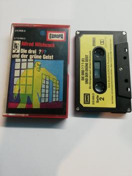 Die Drei Fragezeichen Folge 8 und der grüne Geist 5-fach Silber geschraubt Schwarz mit gelben Aufkleber(Titel oben) 515908.3 Europa