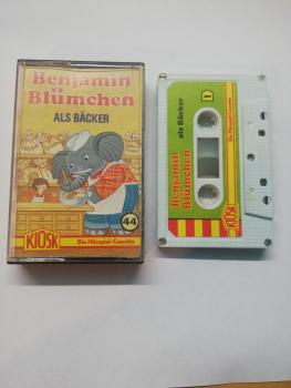 Benjamin Blümchen Folge 44 als Bäcker 5-fach Silber geschraubt Weiß mit Grünen Cover 4.27544 CD Kiosk