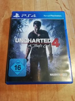 Uncharted 4 : A Thief`s End Playstation 4 CUSA 00917 USK ab 16 Jahren