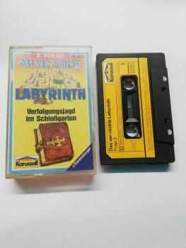 Das verrückte Labyrinth Folge 2 Verfolgungsjagd im Schloßgarten Schwarz mit Gelben Aufkleber 837498-4 Karussell
