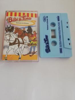 Bibi und Tina Folge 73 Verloren im Schnee Weiß mit Blauen Druck 4.27173 Kiddinx