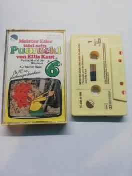 Pumuckl Folge 6 und der Nikolaus/Auf heißer Spur Beige mit Braunen Druck 1C 238-46556 EMI Rundes Logo