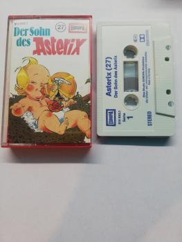 Asterix Folge 27 Der Sohn des Asterix Weiß mit Blauen Druck 515893.1 Europa Innencover beschrieben