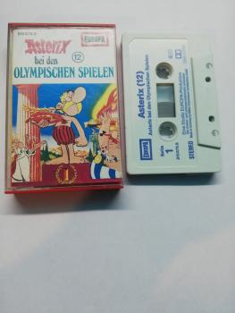 Asterix Folge 12 bei den Olympischen Spielen Weiß mit Blauen Druck 515878.9 Europa Cover von innen beschrieben