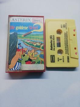 Asterix Folge 5 Die Goldene Sichel Gelb 515871.0 Europa Cover von innen beschrieben