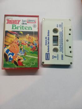 Asterix Folge 8 bei den Briten 5-fach Silber geschraubt Weiß mit Blauen Druck 515874.5 Europa Cover von innen beschrieben