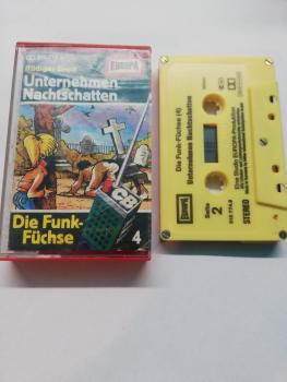 Die Funk Füchse Folge 4 Unternehmen Nachtschatten 5-fach Silber geschraubt Gelb 515774.9 Europa Cover leicht eingerissen