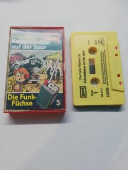 Die Funk Füchse Folge 5 Katzendieben auf der Spur Gelb 515775.7 Europa Cover von innen beschrieben
