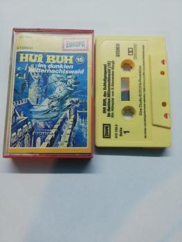 Hui Buh Folge 15 im dunklen Mitternachtswald Gelb 515139.2 Europa Cover von innen beschrieben