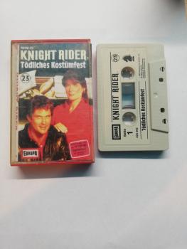 Knight Rider Folge 23 Tödliches Kostümfest Grau mit Grauen Aufkleber 490 262-215 Europa Kopiertes Cover