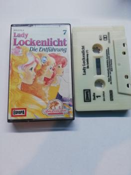 Lady Lockenlicht Folge 7 Die Entführung Weiß mit Schwarzen Druck 514276.8 Europa Innencover leicht bemalt