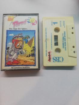 Panki Folge 11 Das Auge der Sphinx Weiß-Blau 460190 4 CBS Family Shop Seitencover und Kassette beschrieben
