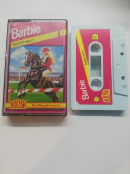 Barbie Folge 1 Reiterferien Weiß mit Pinken Aufkleber 4.27201 Kiosk Innencover beschrieben