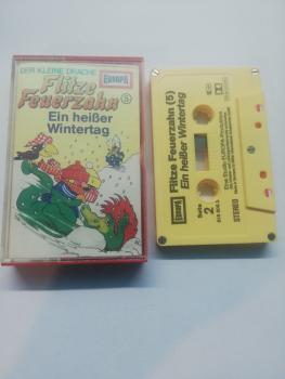 Flitze Feuerzahn Folge 5 Ein heißer Wintertag 5-fach Silber geschraubt Gelb 515505.3 Europa Innen und Außencover beschrieben/bemalt