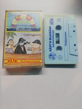 Käpt`n Blaubär Folge 1 Seemannsgarn  Piratencreme Weiß mit Blauen Druck Gelb Rotes Kiosk Cover(Der grüne Punkt)