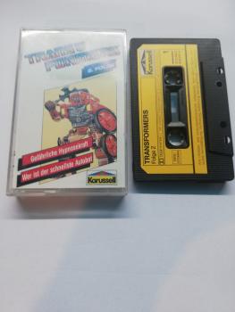 Transformers Folge 2 Gefährliche Hypnosekraft/Wer ist der schnellste Autoboot Schwarz mit Gelben Aufkleber 839551-4 Karussell Innencover beschriftet