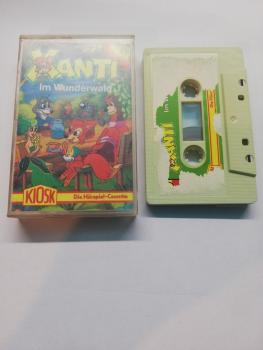 Xanti Folge 1 im Wunderwald Weiß mit Grünen Aufkleber 4.27901 Kiosk Abriss auf beiden Covern der Kassette, Innencover beschrieben