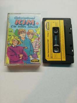 Geheimbund Kim Folge 1 Ein toller Streich Schwarz mit Gelben Aufkleber 511043-4 Karussell