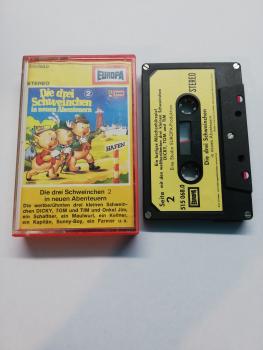 Die drei Schweinchen 2 5-fach Silber geschraubt Schwarz mit Beigen Aufkleber 515068.0 Europa