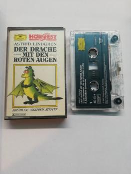 Der Drache mit den roten Augen Astrid Lindgren Transparent 437577-4 Deutsche Grammophon Coverrückseite beschrieben