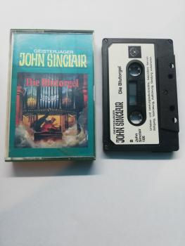 Geisterjäger John Sinclair Folge 33 Die Blutorgel 5-fach Schwarz geschraubt Schwarz mit Weißen Aufkleber 186 Tonstudio Braun