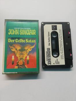 Geisterjäger John Sinclair Folge 9 Der Gelbe Satan 5-fach Silber geschraubt Schwarz mit Weißen Aufkleber 050Tonstudio Braun(ohne Nr. auf Frontcover)