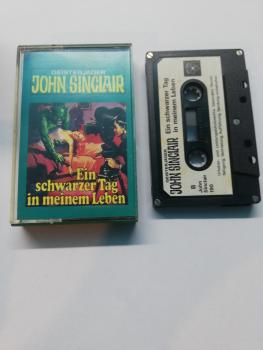 Geisterjäger John Sinclair Folge 34 Ein schwarzer Tag in meinem Leben 5-fach Silber geschraubt Schwarz mit Weißen Aufkleber 190 Tonstudio Braun(ohne Nr. auf Frontcover)